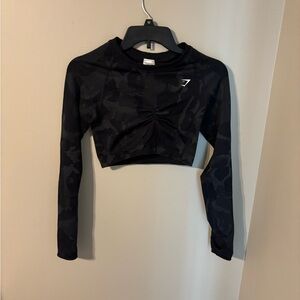 Gymshark Black Long Sleeve Fitted Bodysuit